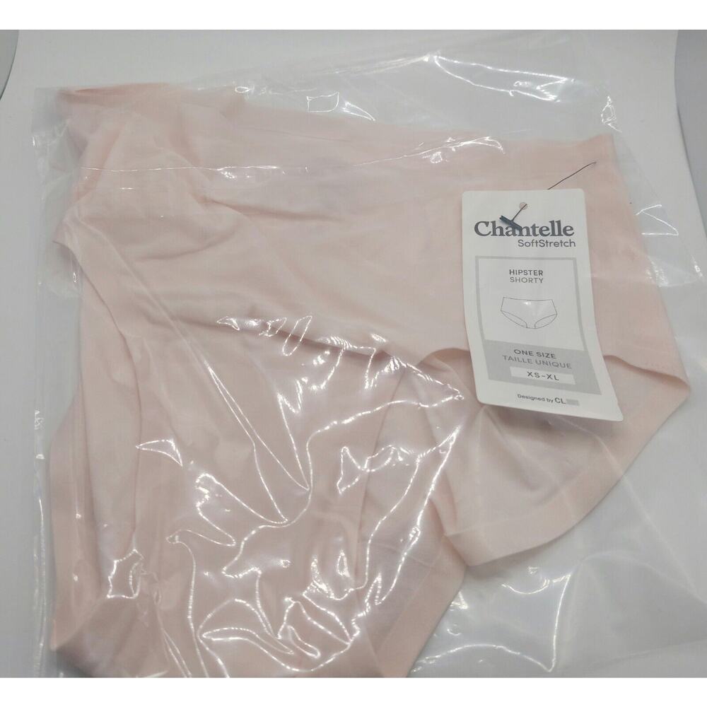 CHANTELLE Soft Stretch Hipster Shorty Pink One Size ( XS-XL) Designed By CL NWT
